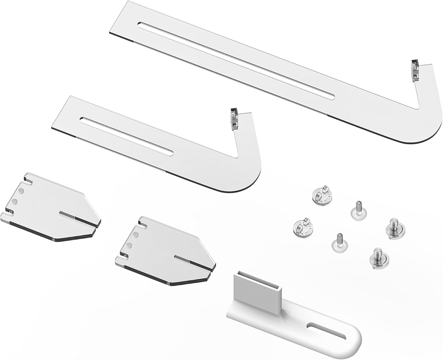 Acrylic Center Screen Webcam Mount, Transparent Monitor Holder for Laptop and Desktop, Compatible with Logitec - view 2