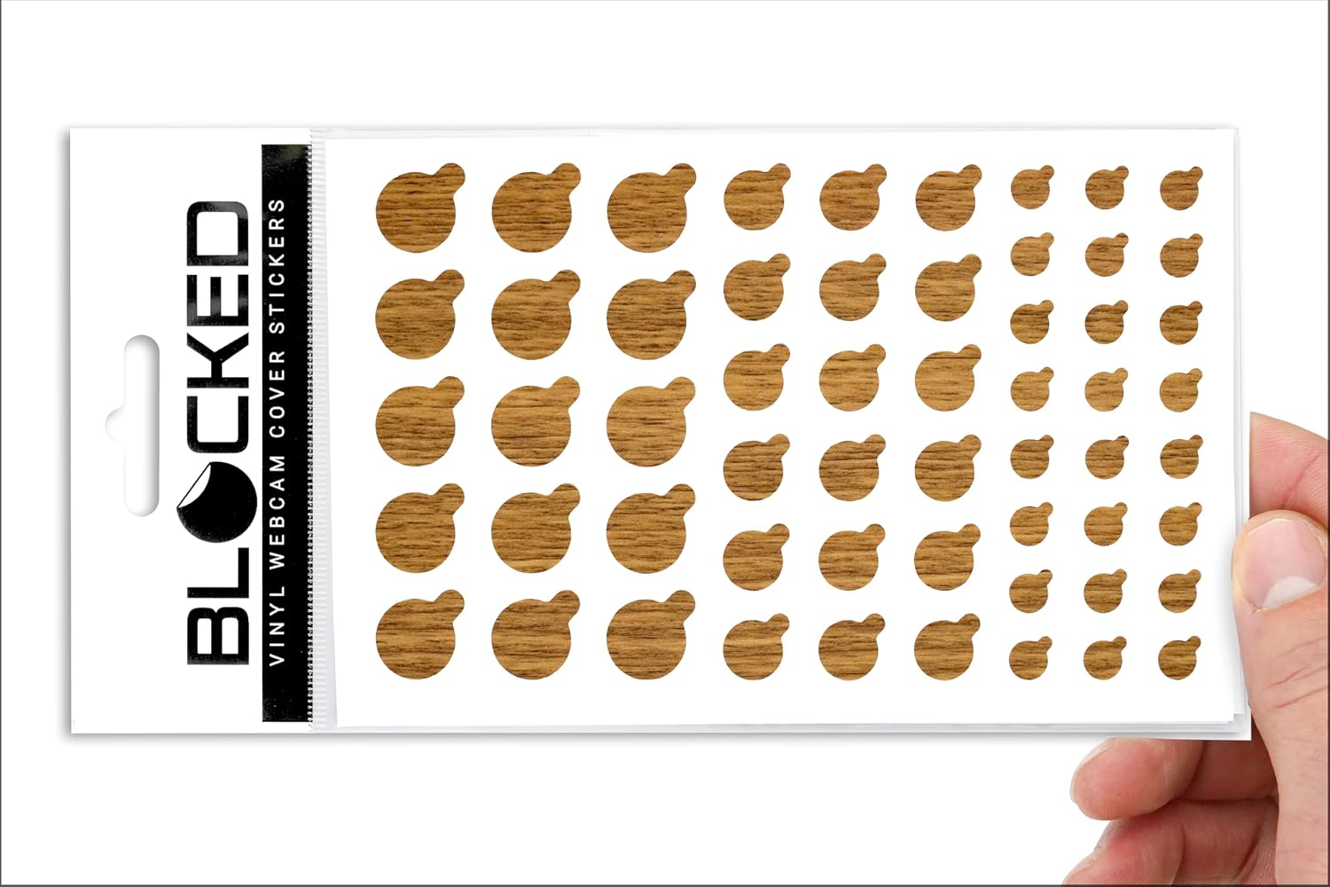 Blocked Original Vinyl Webcam Cover Stickers | Restickable & Stackable Privacy Covers | for All Camera-endable - view 8