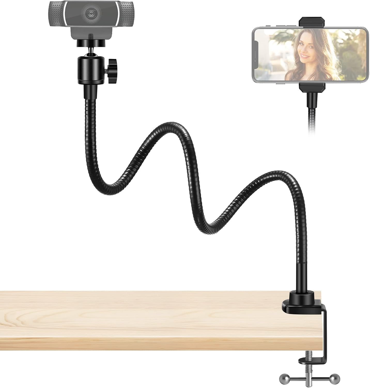 InnoGear Webcam Stand Arm for Desk Camera Mount Holder for Logitech Webcam | for C922 C930e C920S C920 C615 C9 - view 10