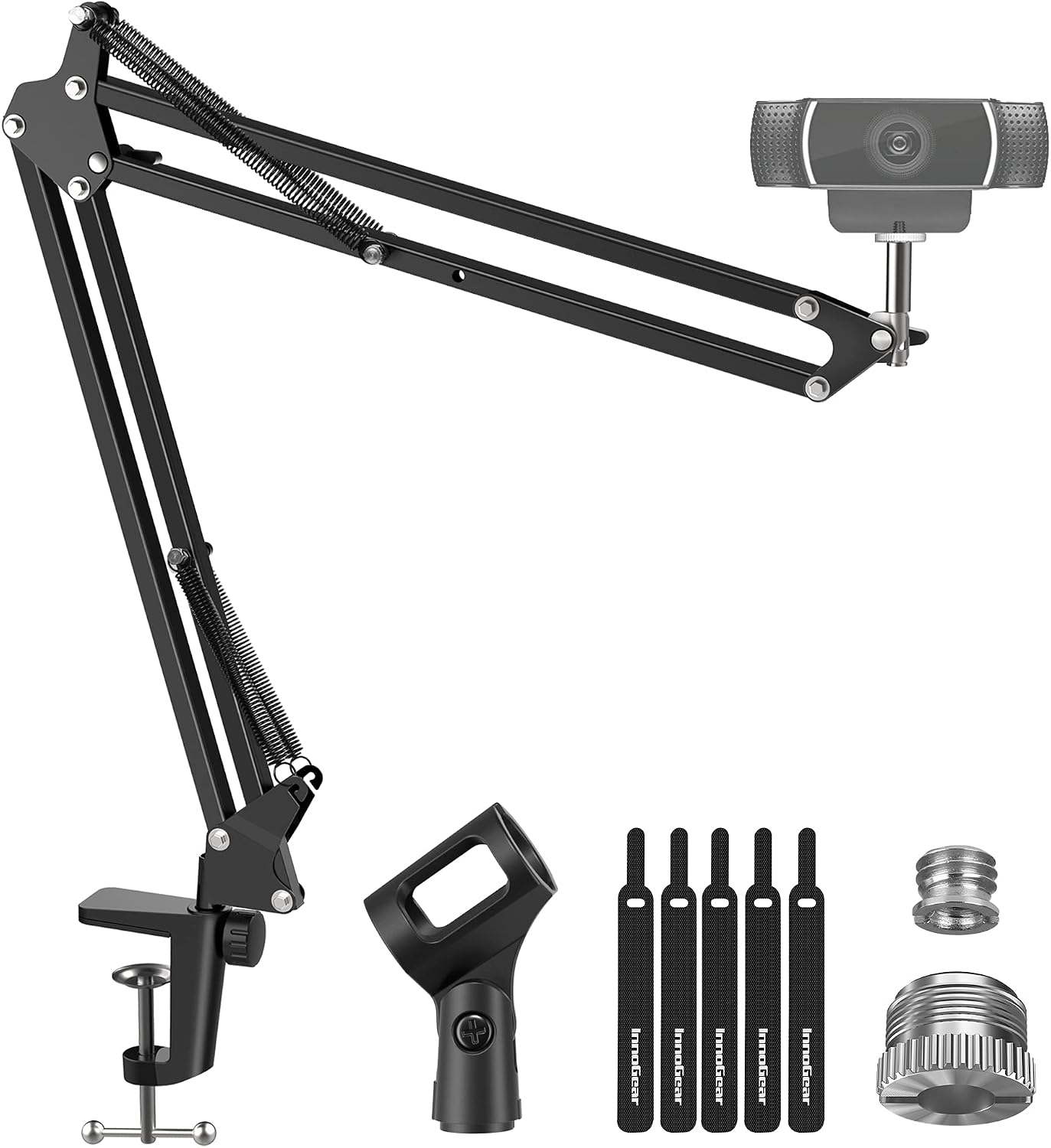 InnoGear Webcam Stand Arm for Desk Camera Mount Holder for Logitech Webcam | for C922 C930e C920S C920 C615 C9 - view 9